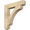 Ekena Millwork Legacy Craftsman Rough Sawn Bracket, Douglas Fir, 4"W x 24"D x 24"H BKT04X24X24LEC04RDF - alternate 1